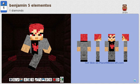 Benjamin en Minecraft 5 elementos