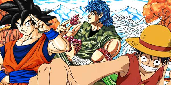 Crossover anime de Toriko, One piece y Dragonball Crossover anime de Toriko, One piece y Dragonball