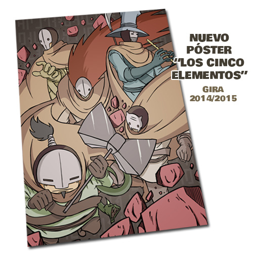 Los Cinco elementos pster