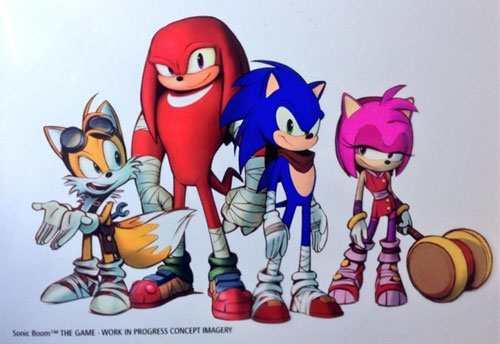 Sonic Boom - Nuevo diseño de Sonic y sus amigos Sonic Boom - Nuevo diseño de Sonic y sus amigos