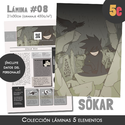 5 elementos lmina de coleccin