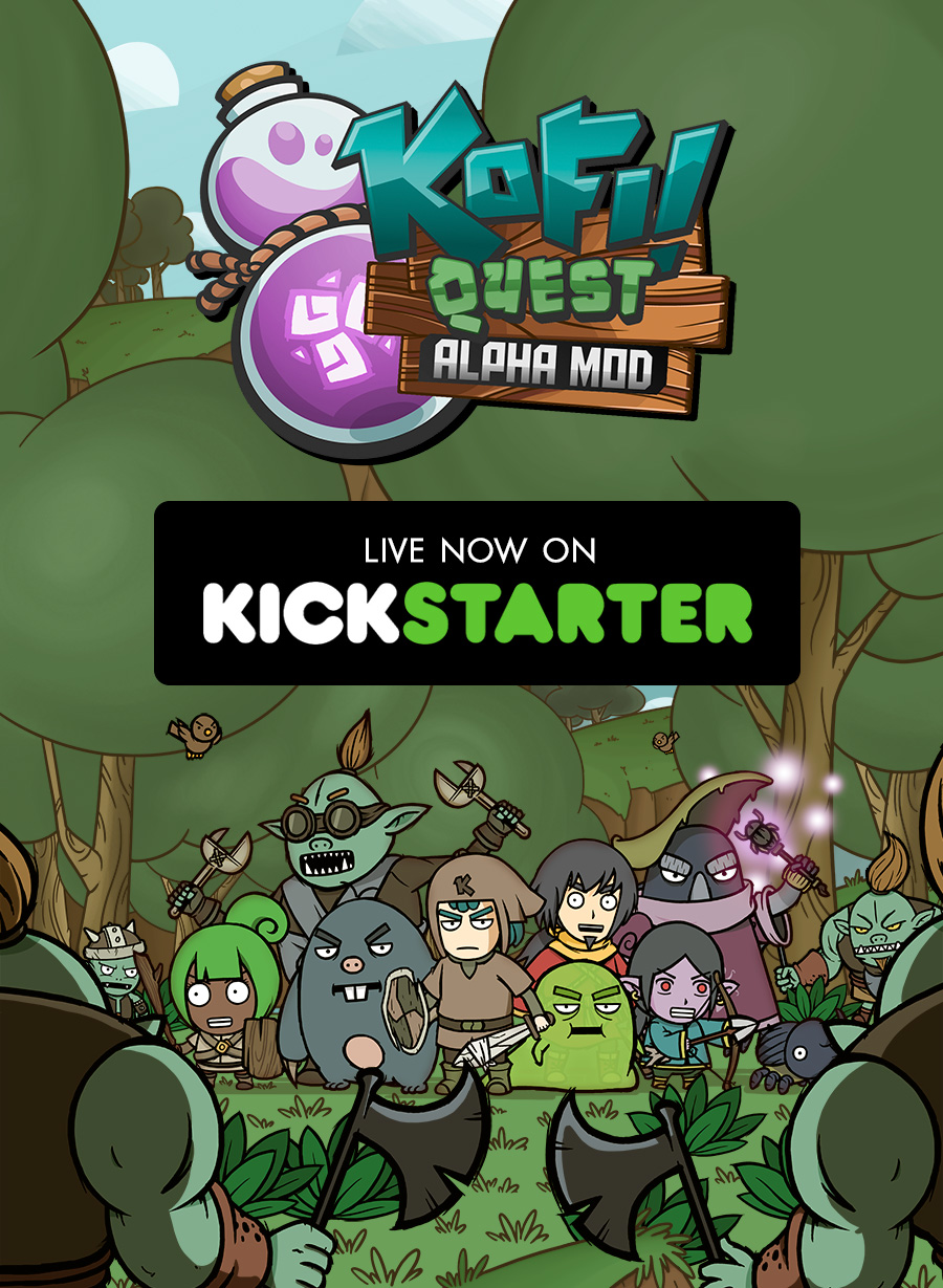 Kickstarter Kofi Quest Alpha MOD