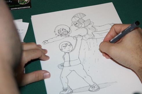 Jesulink en el X saln del manga de Valencia