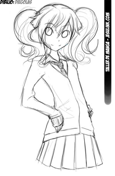 Taller de Manga - Cómo dibujar una chica Manga en 10 pasos