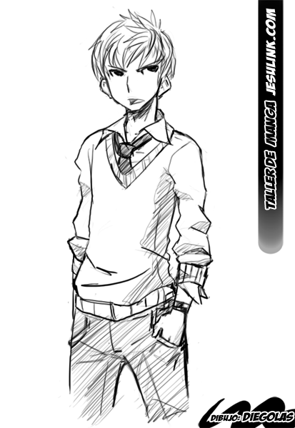 Taller de Manga. Cmo dibujar un chico Manga.