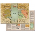 Maxi-desplegable nº01 Mapa del Mundo Elemental (42 x 30 cm)