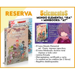 MUNDO ELEMENTAL 15 ANIVERSARIO y MINIBOOKS ARCHIVO TOTAL 5 elementos (PACK COMBO) (RESERVA)